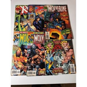 Marvel Wolverine X-Force X-Factor X-Men Comic Book Lot (6) 1997.